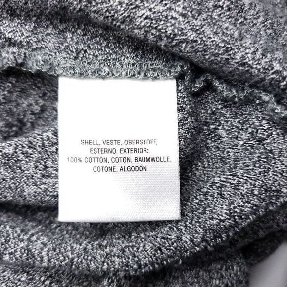 Akemi+Kin Anthro gray 1/2 sleeve peplum top S - Picture 5 of 5